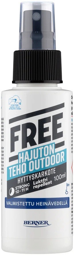 FREE teho outdoor SÄÄSE/PUUGI tõrjevahend lõhnatu 100 ml