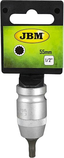 1/2" padrunotsik lühike 12-TÄHIK XZN M20, satin CR-VAN, riputuspakend