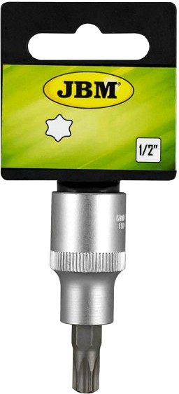 1/2" TORX padrunotsik lühike T30, satin CR-VAN, riputuspakend