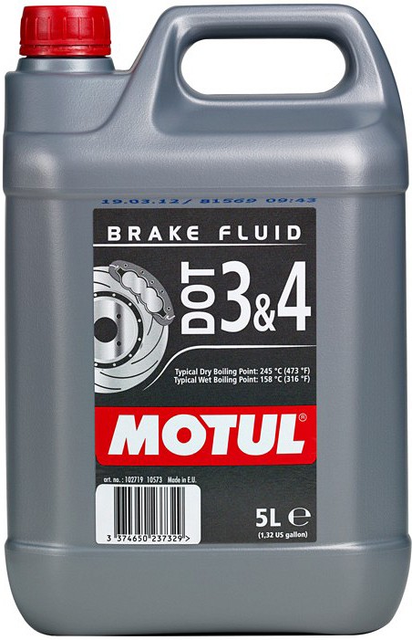 MOTUL DOT 3&4 pidurivedelik 5 l (DOT 4)