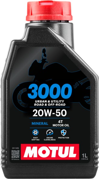 MOTUL 3000 4T 20W50 1 l