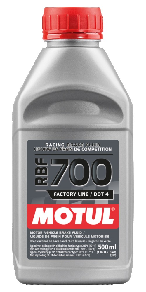 MOTUL RBF 700 factory line 336°C DOT 4 racing pidurivedelik 500 ml