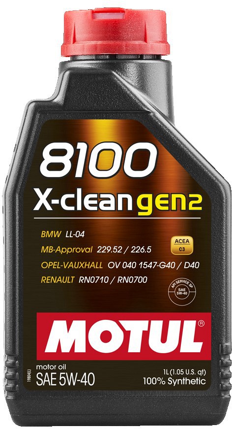 MOTUL 8100 X-clean GEN2 5W40 C3 1 l