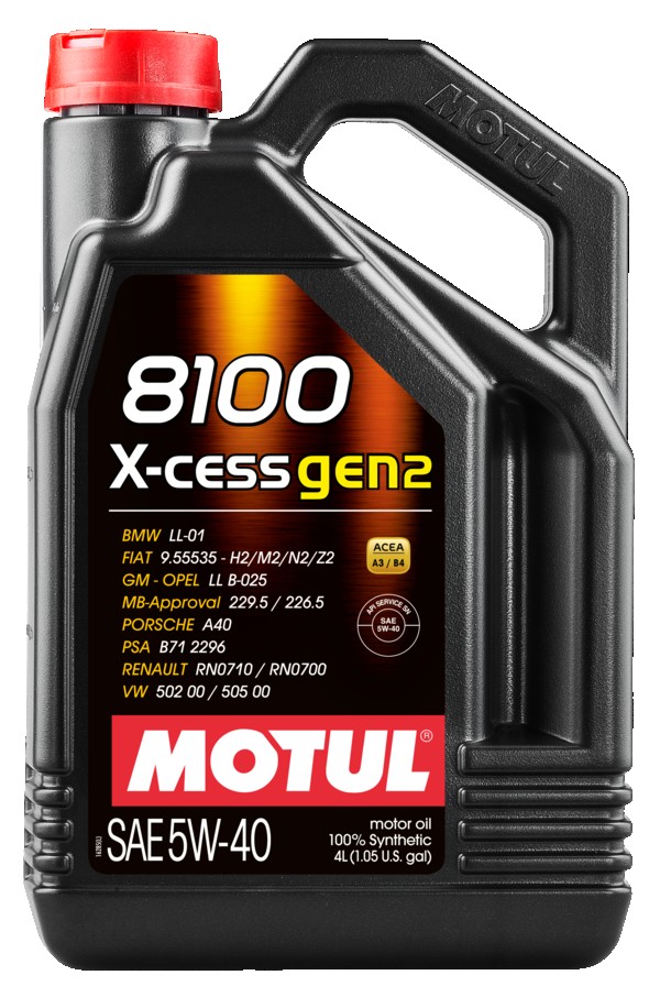 MOTUL 8100 X-cess GEN2 5W40 A3/B4 4 l