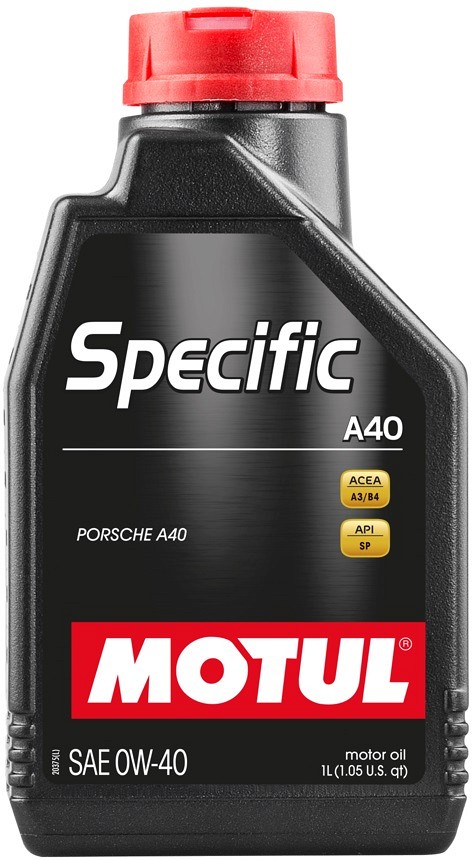 MOTUL specific porsche A40 0W40 A3/B4 1 l