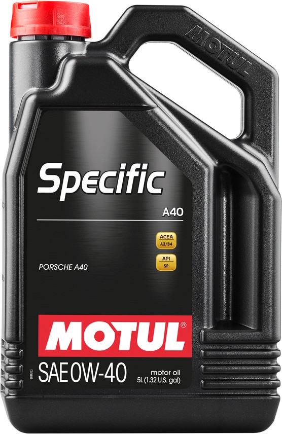 MOTUL specific porsche A40 0W40 A3/B4 5 l