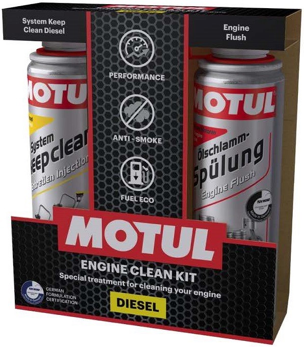 MOTUL engine clean KIT (diisel) 2×300 ml (B2C)