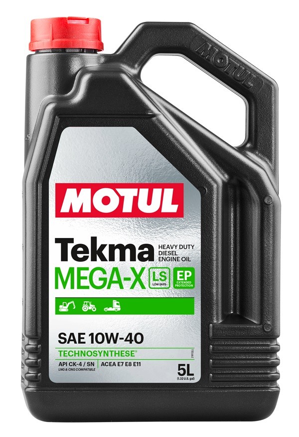 MOTUL tekma mega-X 10W40 LS EP 5 l euro VI, acea E7/E8/E11, VDS-4.5, RLD-3, MB 228.52