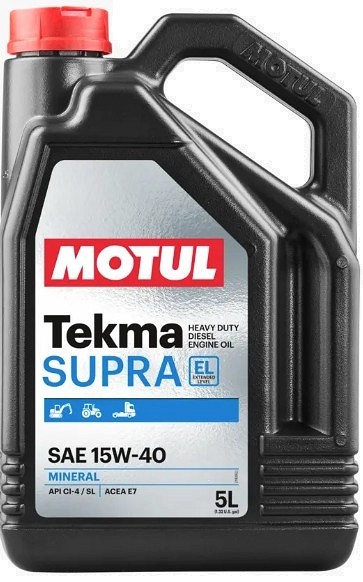 MOTUL tekma supra 15W40 EL 5 l euro V, acea E7, VDS-3, RLD-2, MB 228.3