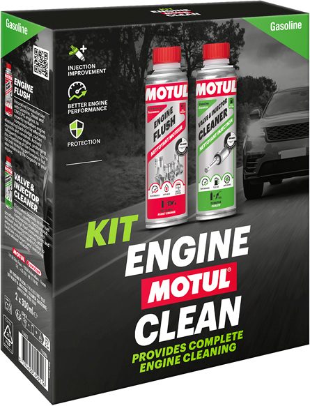MOTUL engine clean KIT (bensiin) 2×300 ml