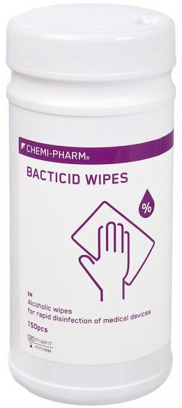 Bacticid wipes pindade desinfitseerimislapid 150 tk