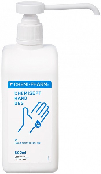 Chemisept hand DES antiseptiline geel kätele (deso) 500 ml/PUMP
