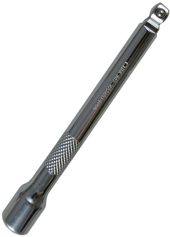 1/4" kallutatav pikendusvars 100 mm, satin CR-VAN