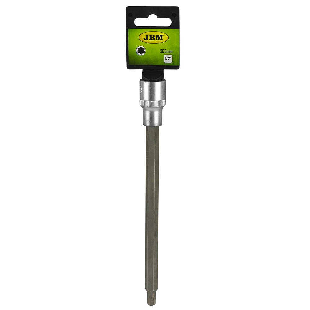 1/2" padrunotsik pikk TORX TX T40, 200 mm satin CR-VAN, riputuspakend