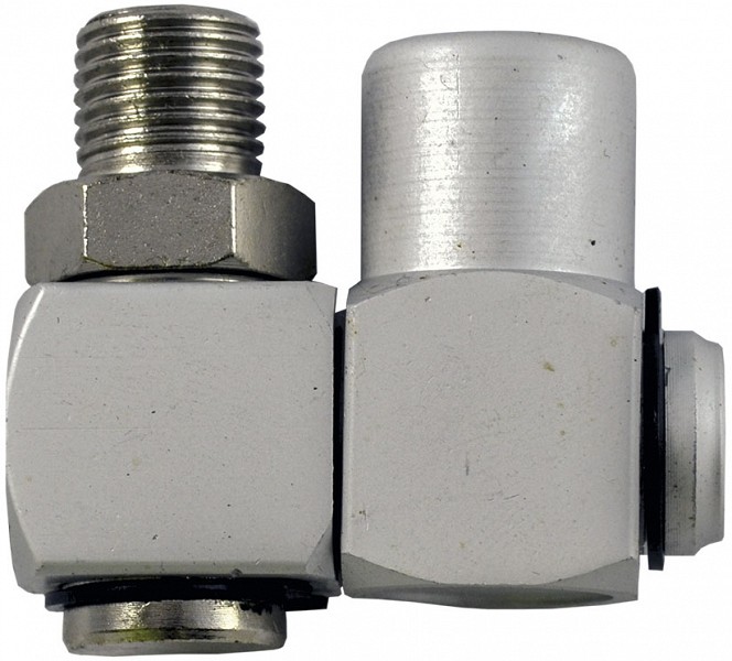 Suruõhu 360° pöörlev adapter 1/4" sise 1/4" välis JBM*