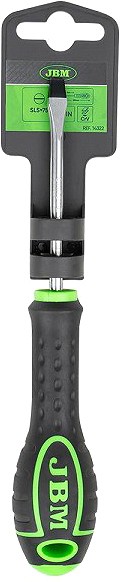2K "J-grip" käepidemega kruvikeeraja lapik SL 5×75 mm, CRV eriteras