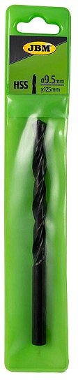 Metallipuur HSS-R/4241 9.5×125 mm, must, riputuspakend