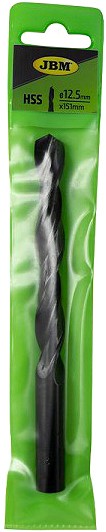 Metallipuur HSS-R/4241 12.5×151 mm, must, riputuspakend