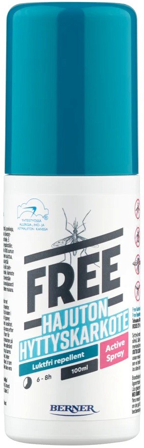 FREE sääsetõrjevahend lõhnatu 100 ml