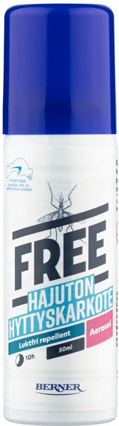 FREE sääsetõrjevahend lõhnatu 50 ml/AE