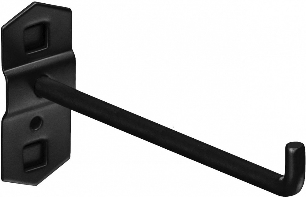 Perfoseina konks 100 mm perfo -10×10 mm/28 mm must