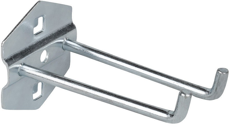 Perfoseina topeltkonks 2×100 mm zinc (enamlevinud) perfo -10×10 mm/28 mm