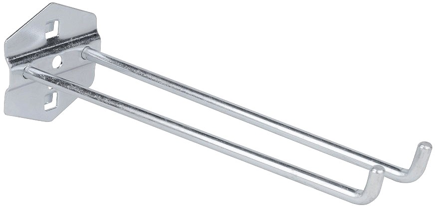 Perfoseina topeltkonks 2×200 mm zinc (enamlevinud) perfo -10×10 mm/28 mm
