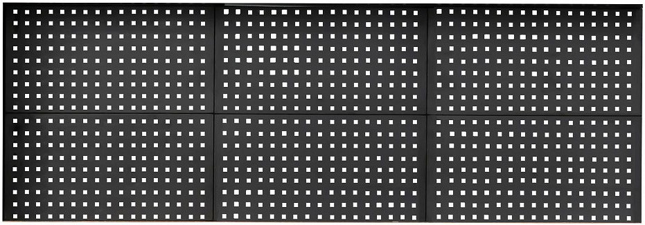 Töökoja töökoha moodul perfosein 775×338 mm, 1 tk must JBM*