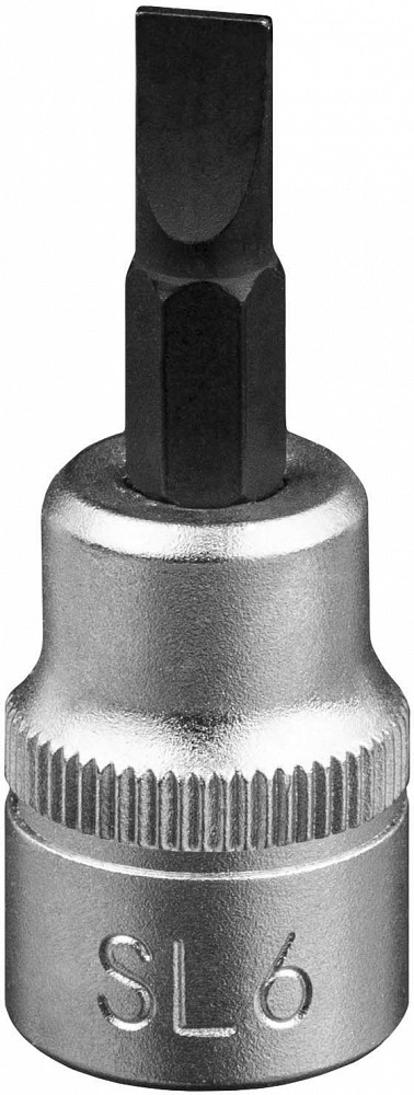 3/8" padrunotsik lapik SL6 mm, satin CR-VAN, riputuspakend