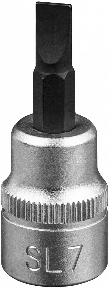 3/8" padrunotsik lapik SL7 mm, satin CR-VAN, riputuspakend