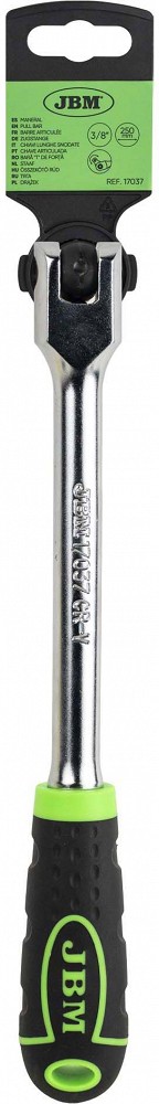 3/8" liigendiga keeramissaba 250 mm, satin CR-VAN, riputuspakend