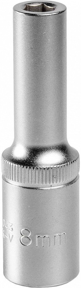 1/2" pikk padrun 8 mm, satin CR-VAN, riputuspakend
