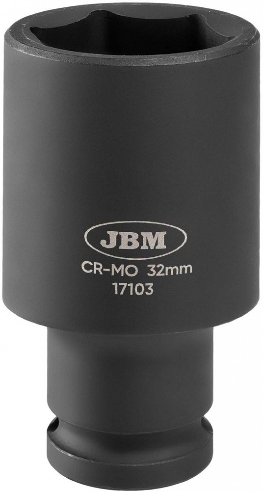 1/2" pikk löökpadrun 32 mm, CR-MO, riputuspakend