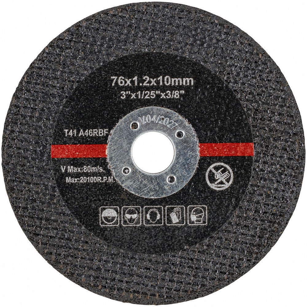 Lõikeketas 76×1.2×10 mm 20100RPM metallidele