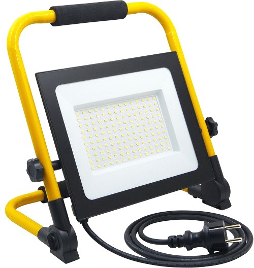 230 V prozektor käsistatiivil LED 100 W, 8500LM 4000K IP54