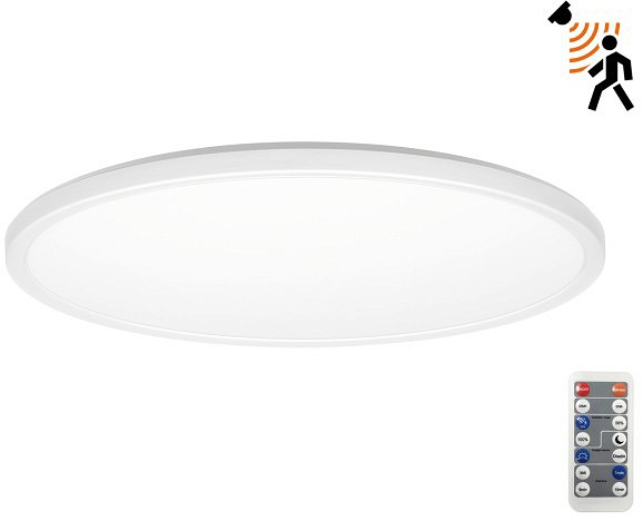 230 V LED PLAFOON/VALGUSTI nivera ANDUR+ pult valge 24 W 3CCT IP54