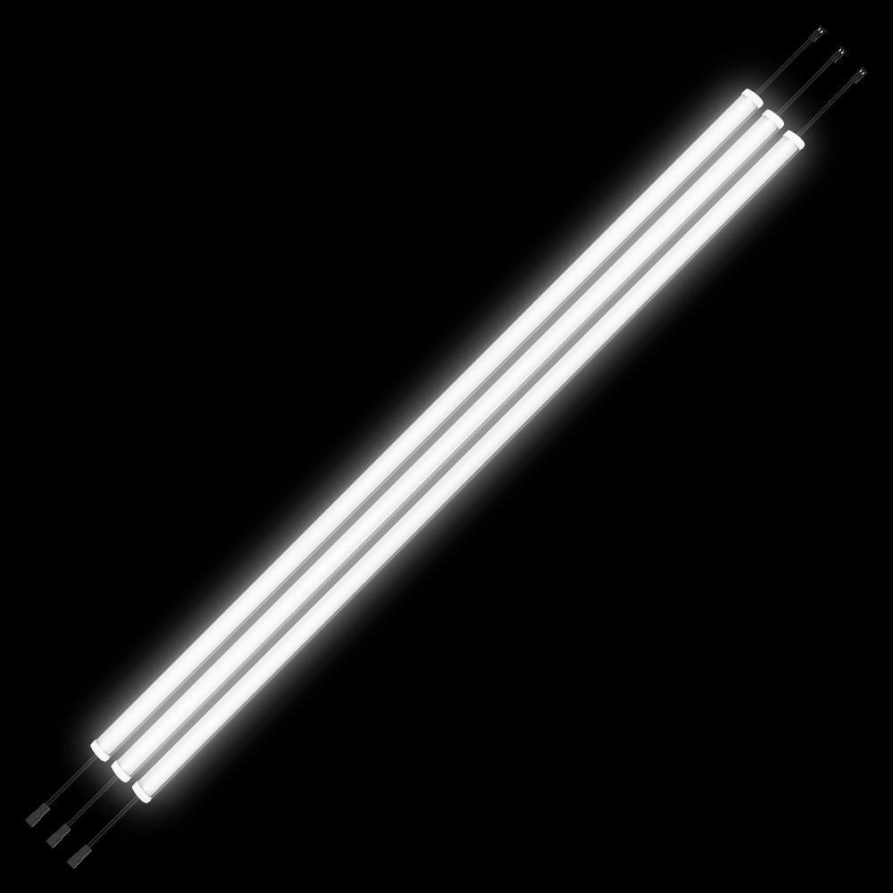Töölaua valgustite 3×602 mm komplekt, 3 tk+ lüliti JA kaablid, magnetkinnitus, 230 V JBM*