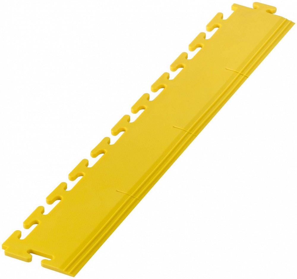 Töökoja PÕRANDAKATTE/PÕRANDAMOODULI serv, PVC, kollane 500×125×6 mm