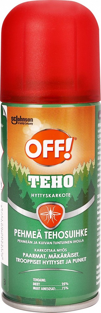 OFF! sääsetõrjevahend teho soft spray 100 ml
