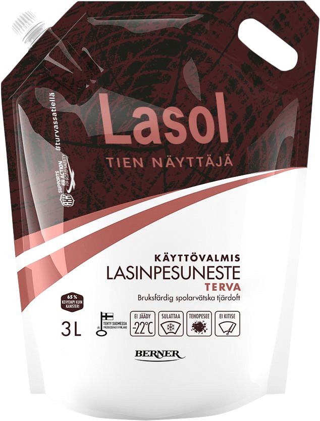 LASOL -22C "terva" männitõrva lõhnaline talvine klaasipesuvedelik 3 l kott
