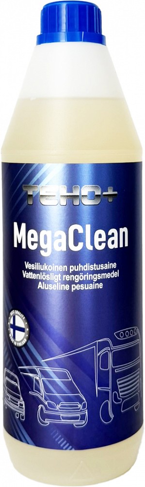 TEHO+ megaclean aluseline pesuaine 1 l konts