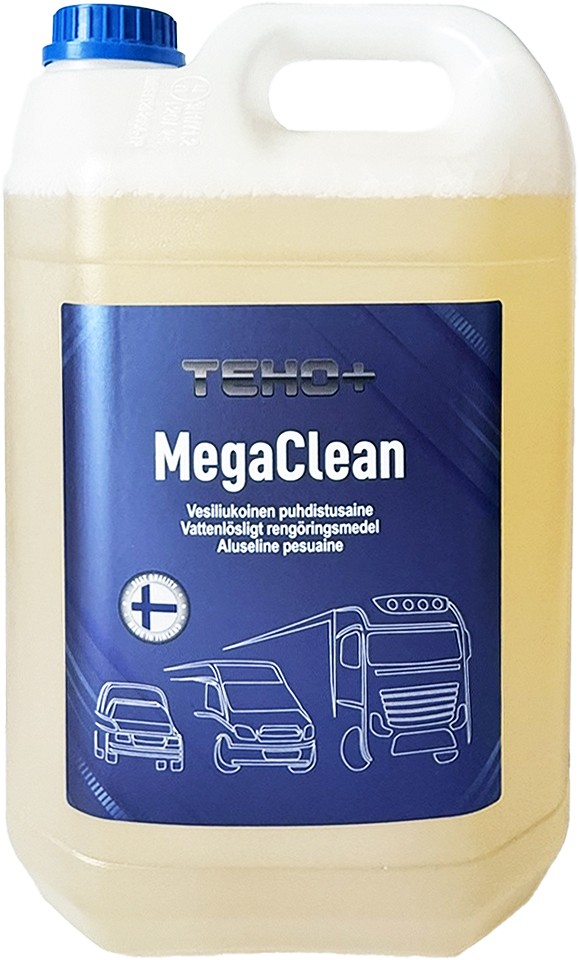 TEHO+ megaclean aluseline pesuaine 5 l konts