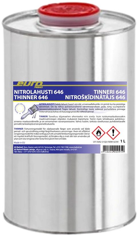 Nitrolahusti 646 1 l
