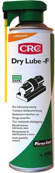 CRC DRY lube-F FPS kuivmääre + PTFE 500 ml/AE toiduainetööstusele