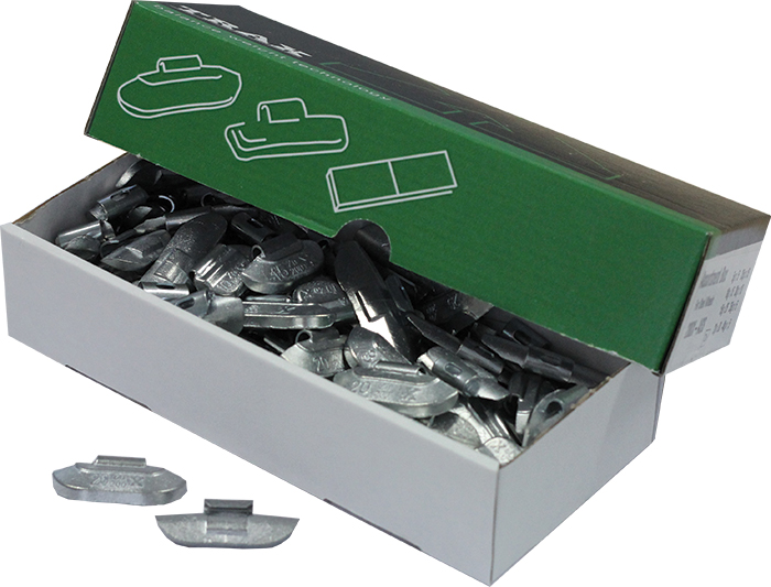 Veljetasakaalud 50×40G, tsink, plekkv, (TRA×200X) karp, 50 tk