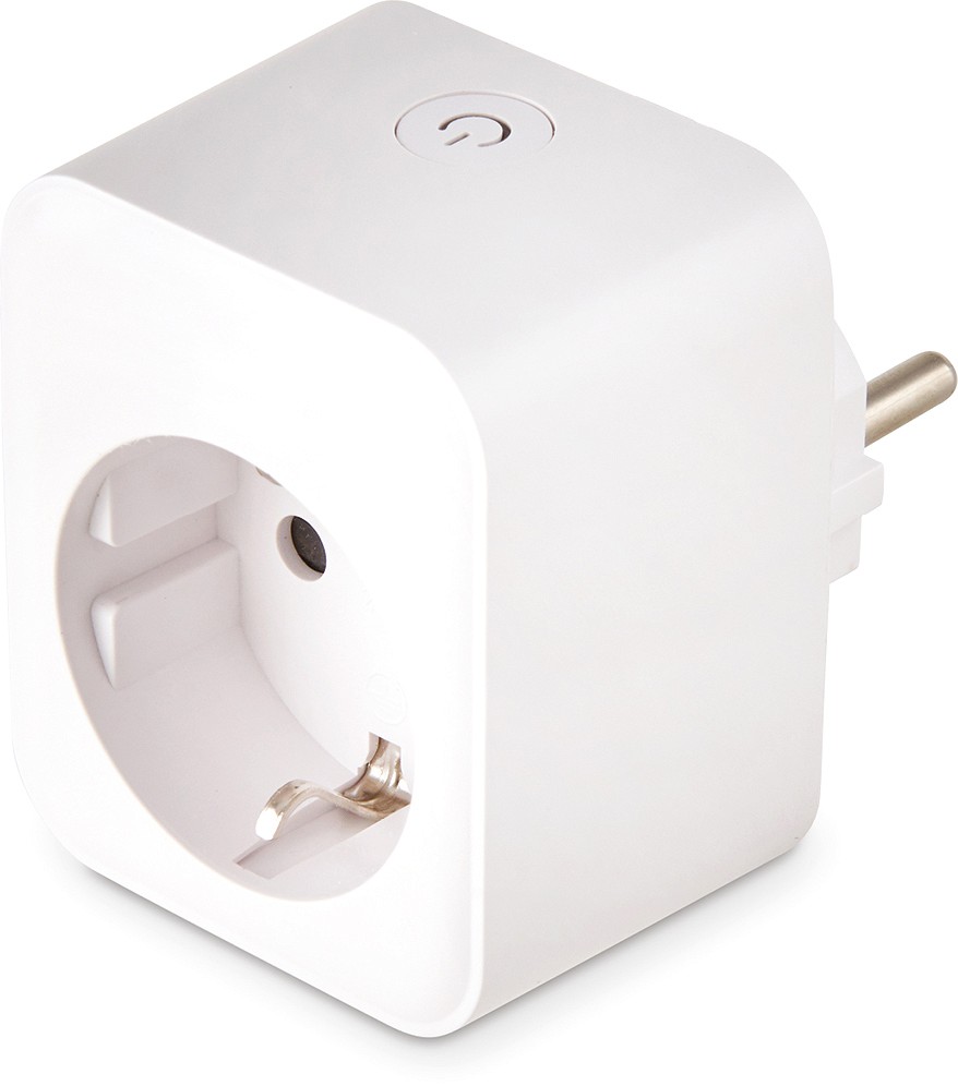 230 V juhitav PISTIKUPESA/TAIMER smart wifi valge 51×72 mm IP20