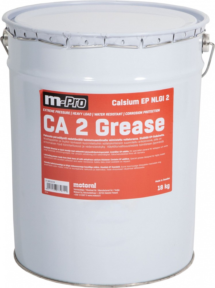 M-PRO CA 2 grease EP üldmääre NLGI-2 18 kg (punane)
