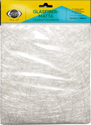 PLASTIC PADDING glasfiber matta klaaskiudriie 125×20 cm