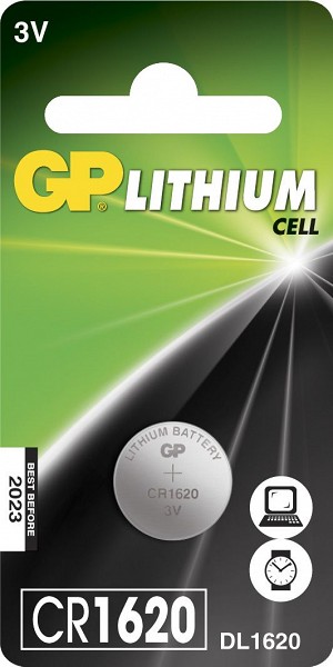 Patarei GP CR1620 1 tk IP