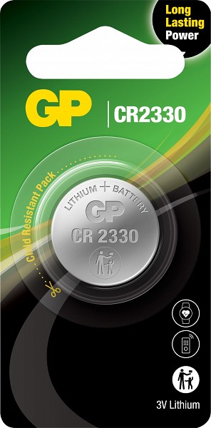 Patarei GP CR2330 1 tk IP